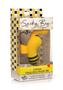 Shegasm Sucky Bee Rechargeable Silicone Clitroal Stimulating Finger Vibe - Black/yellow
